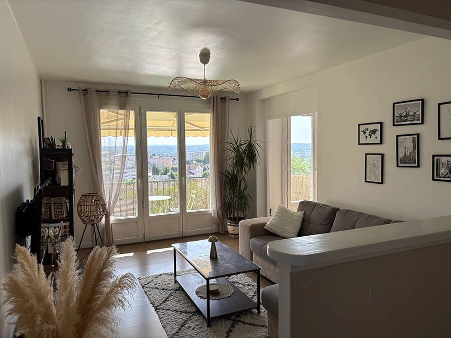 Secteur ouest, T4 avec balcon, parking et garage