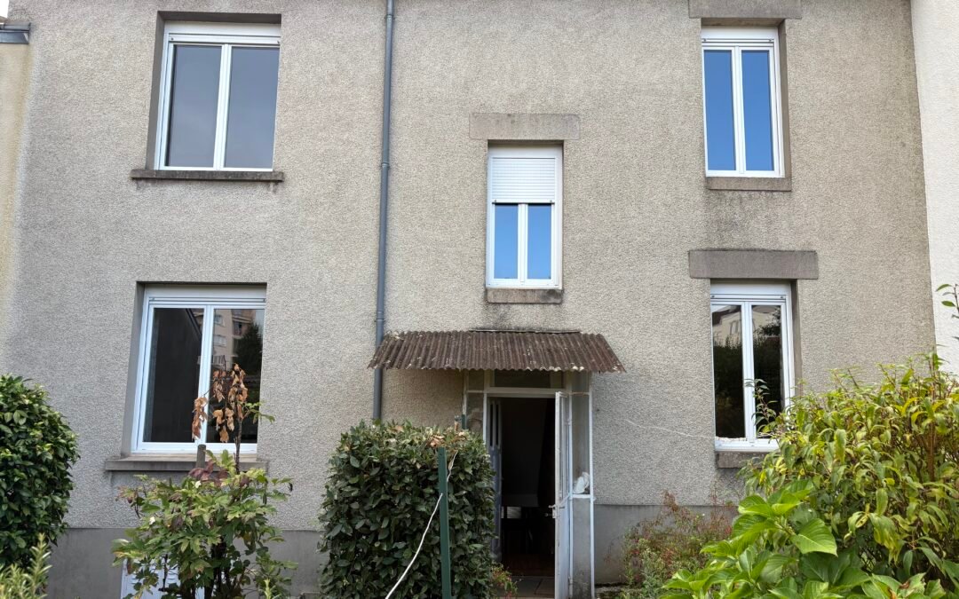 Secteur Ouest, maison avec jardin et garage