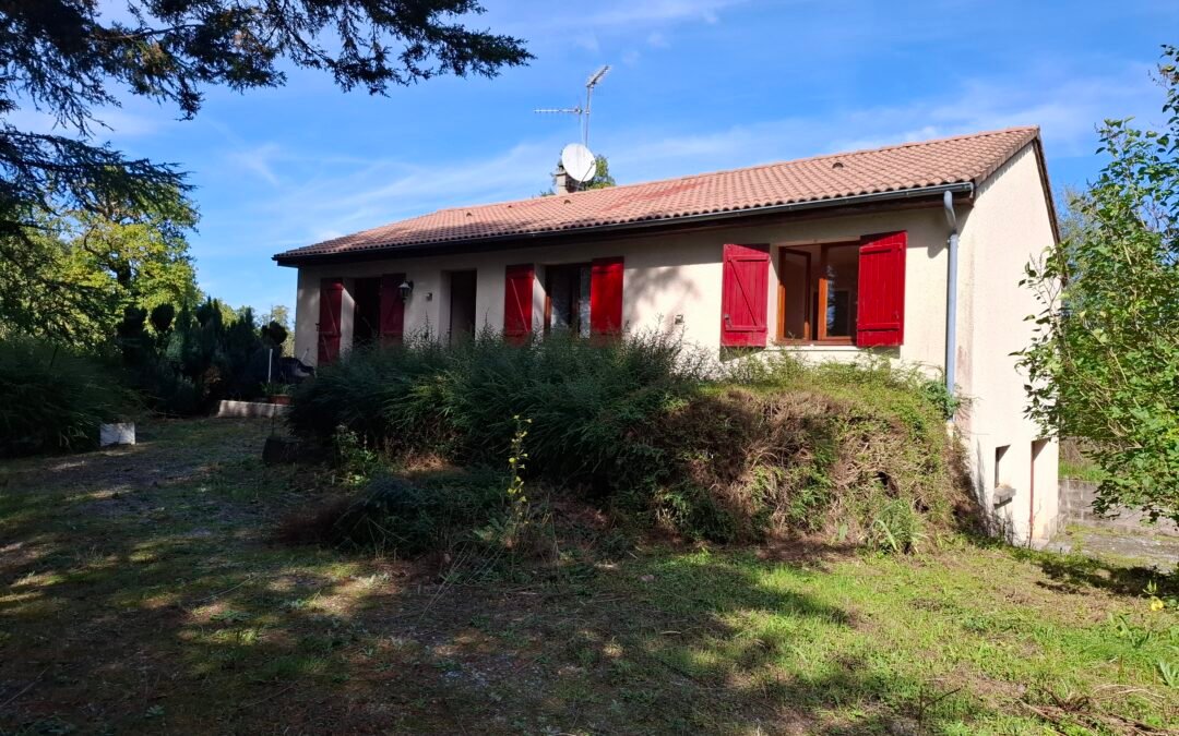 Chamboret, maison sur sous-sol complet avec jardin