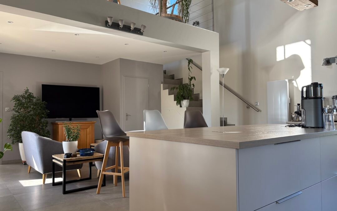 Superbe maison contemporaine avec piscine