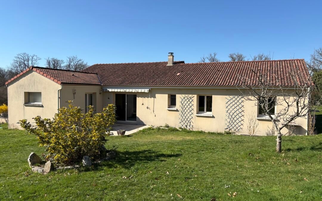 Charmante maison plain-pied avec jardin